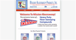 Desktop Screenshot of missionkleensweep.net